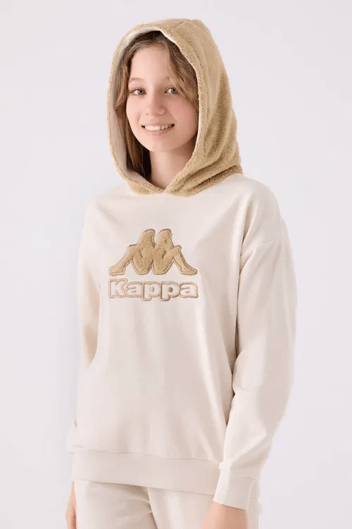Kappa Kız Çocuk Sweatshirt 6-16 Yaş BEJ
