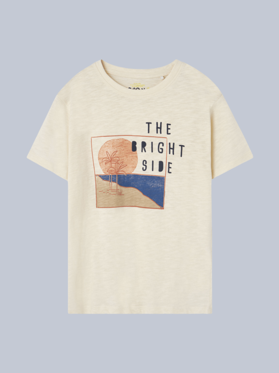 Losan Erkek Çocuk Baskılı Tshirt 2-7 Yaş Ekru