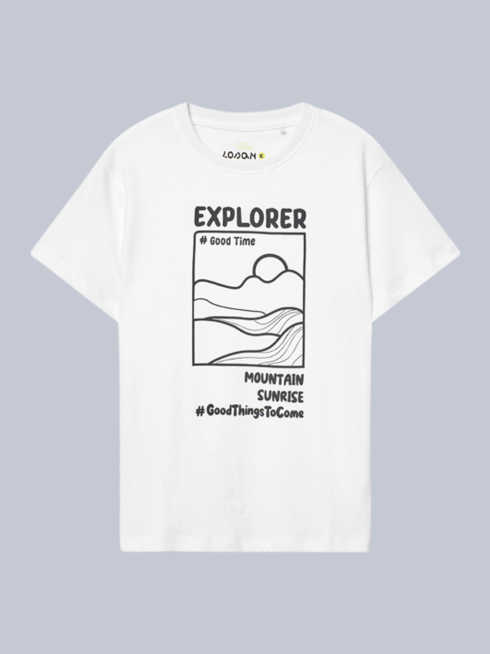 Losan Erkek Çocuk Baskılı Tshirt 2-7 Yaş Beyaz