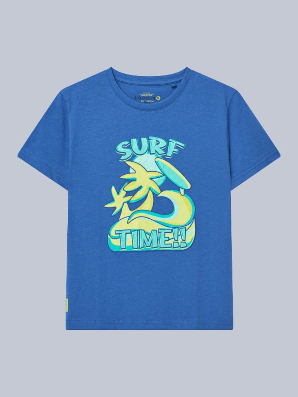 Losan Erkek Çocuk Baskılı Tshirt 4-8 Yaş İndigo