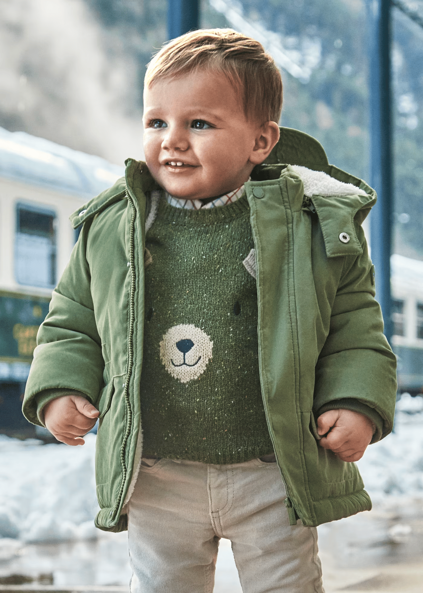 Mayoral Erkek Bebek Parka Yeşil 18-36 Ay 2467 YEŞİL