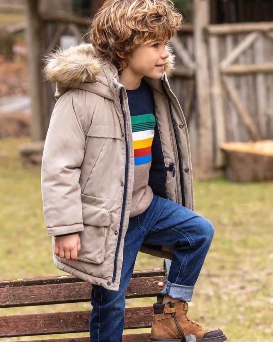 Mayoral Erkek Çocuk Parka 4-9 Yaş Kahverengi