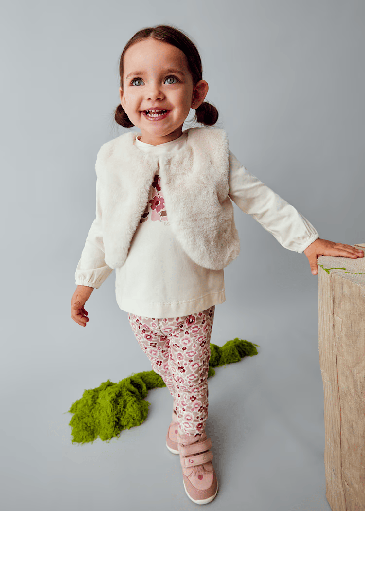 Mayoral Kız Bebek 3'lü Taytlı Takım 18-36 Ay Ekru