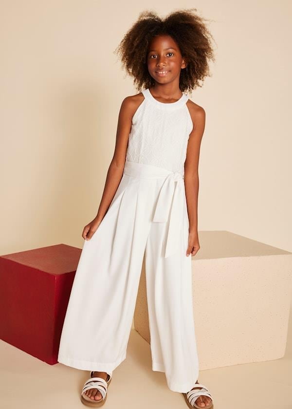 Mayoral Kız Çocuk Uzun Tulum 10-14 Yaş Krem