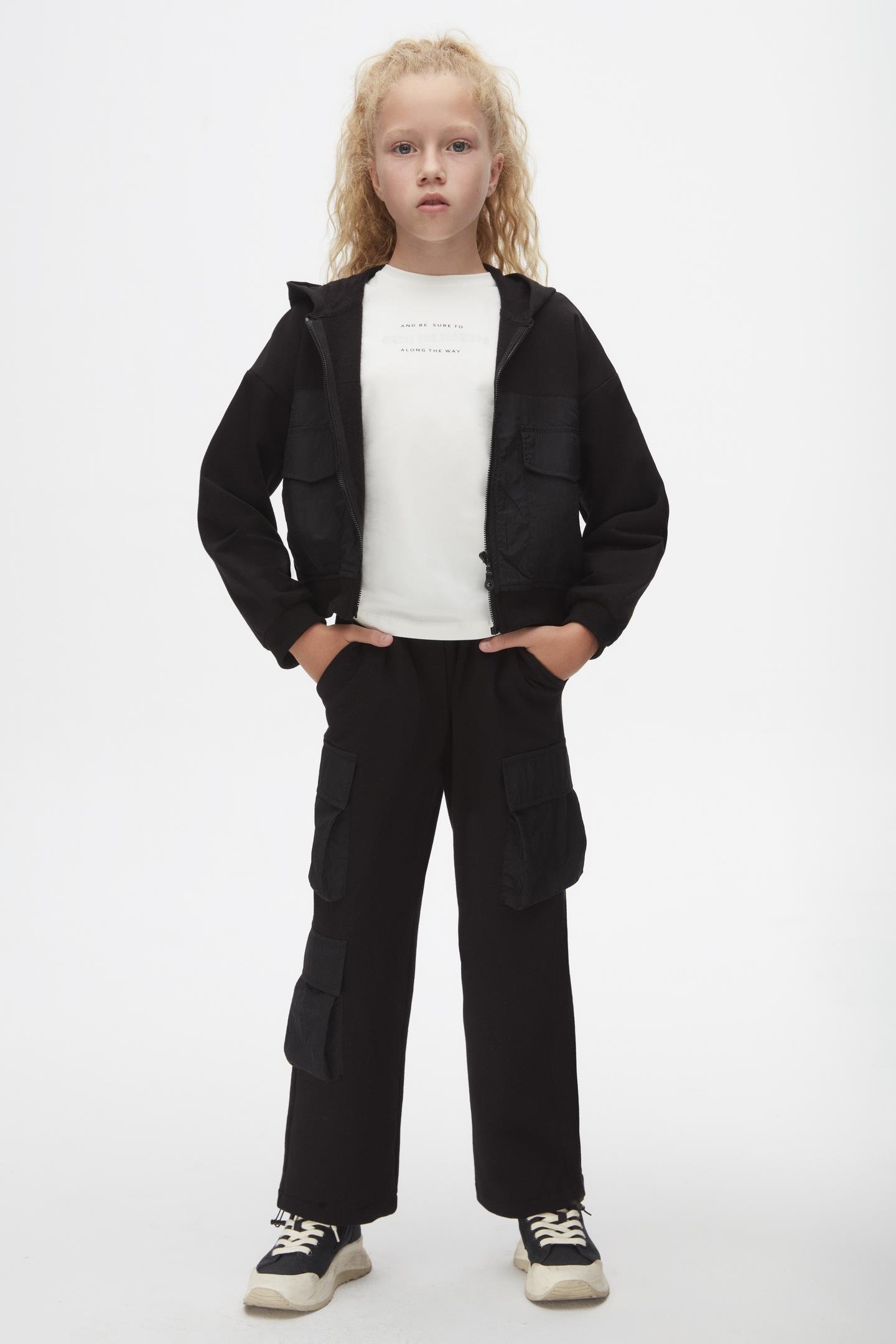 Nk Begin Fermuarlı Hırka 8-14 Yaş SİYAH