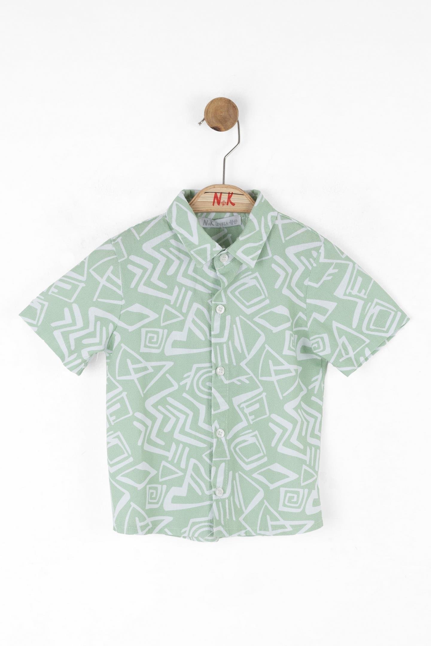 Nk Erkek Bebek Purest Gömlek 1-4 Yaş Yeşil