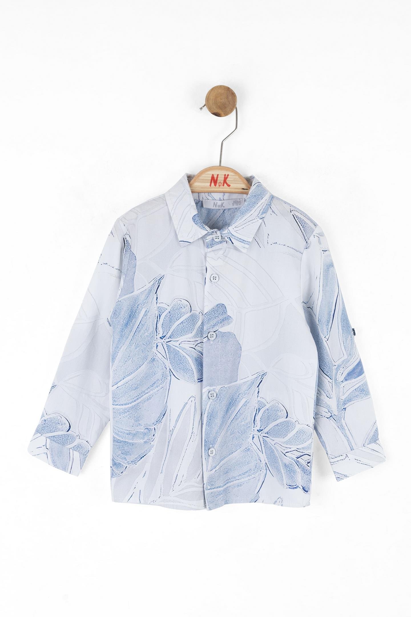 Nk Erkek Bebek Sardina Gömlek 1-4 Yaş Mavi