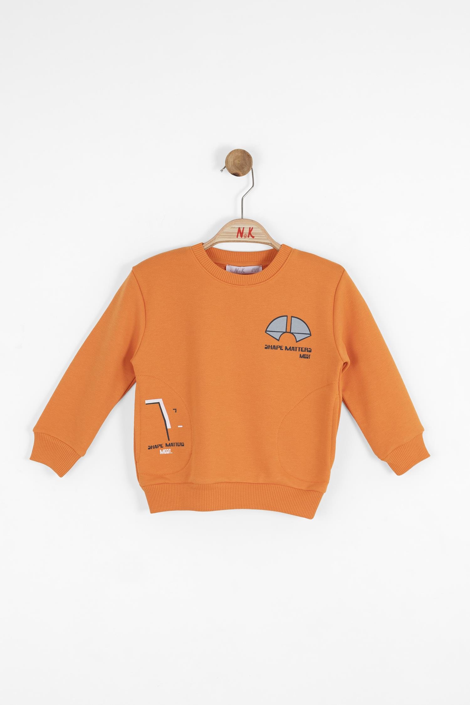 Nk Erkek Bebek Shape Sweatshirt 1-4 Yaş ORANJ