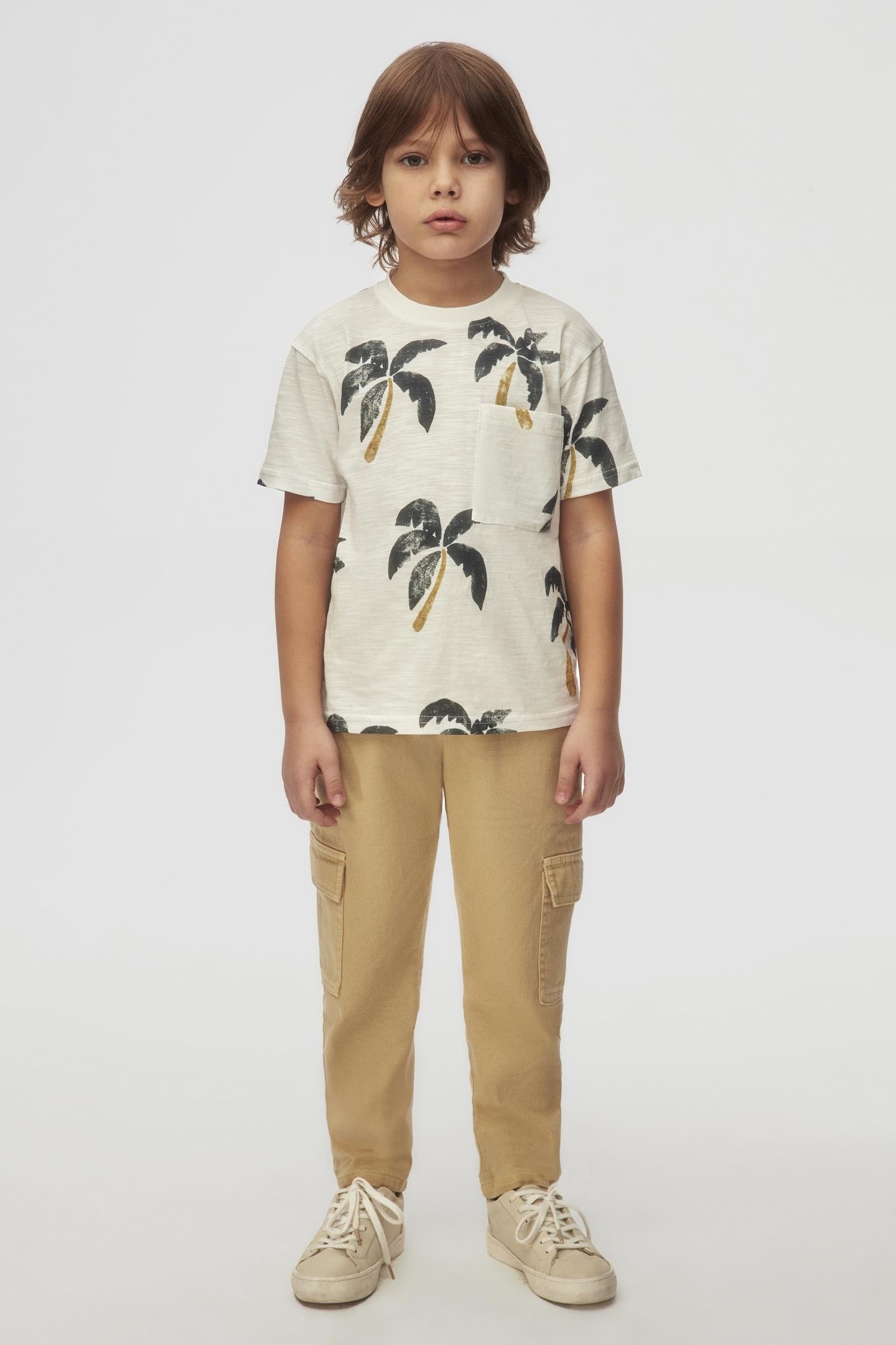 Nk Erkek Çocuk Bahama Tshirt 4-8 Yaş Ekru