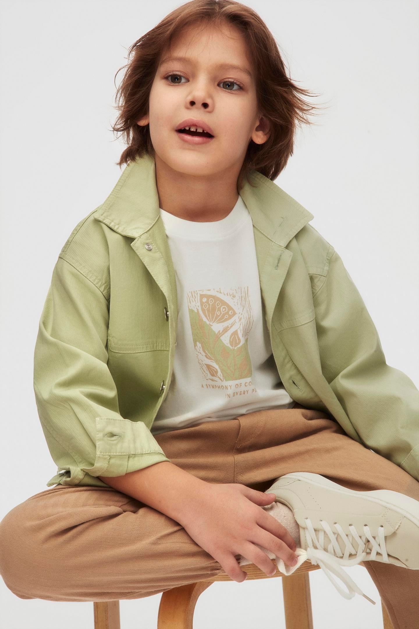 Nk Erkek Çocuk Basil Ceket 4-8 Yaş Yeşil