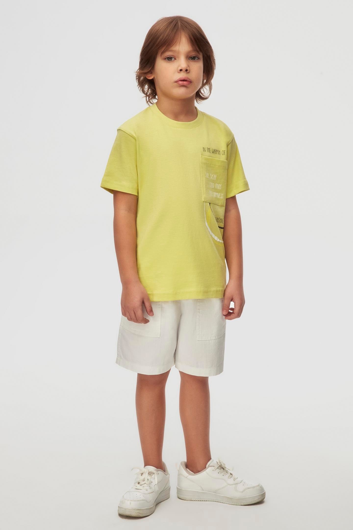 Nk Erkek Çocuk Child Tshirt 4-8 Yaş Sarı