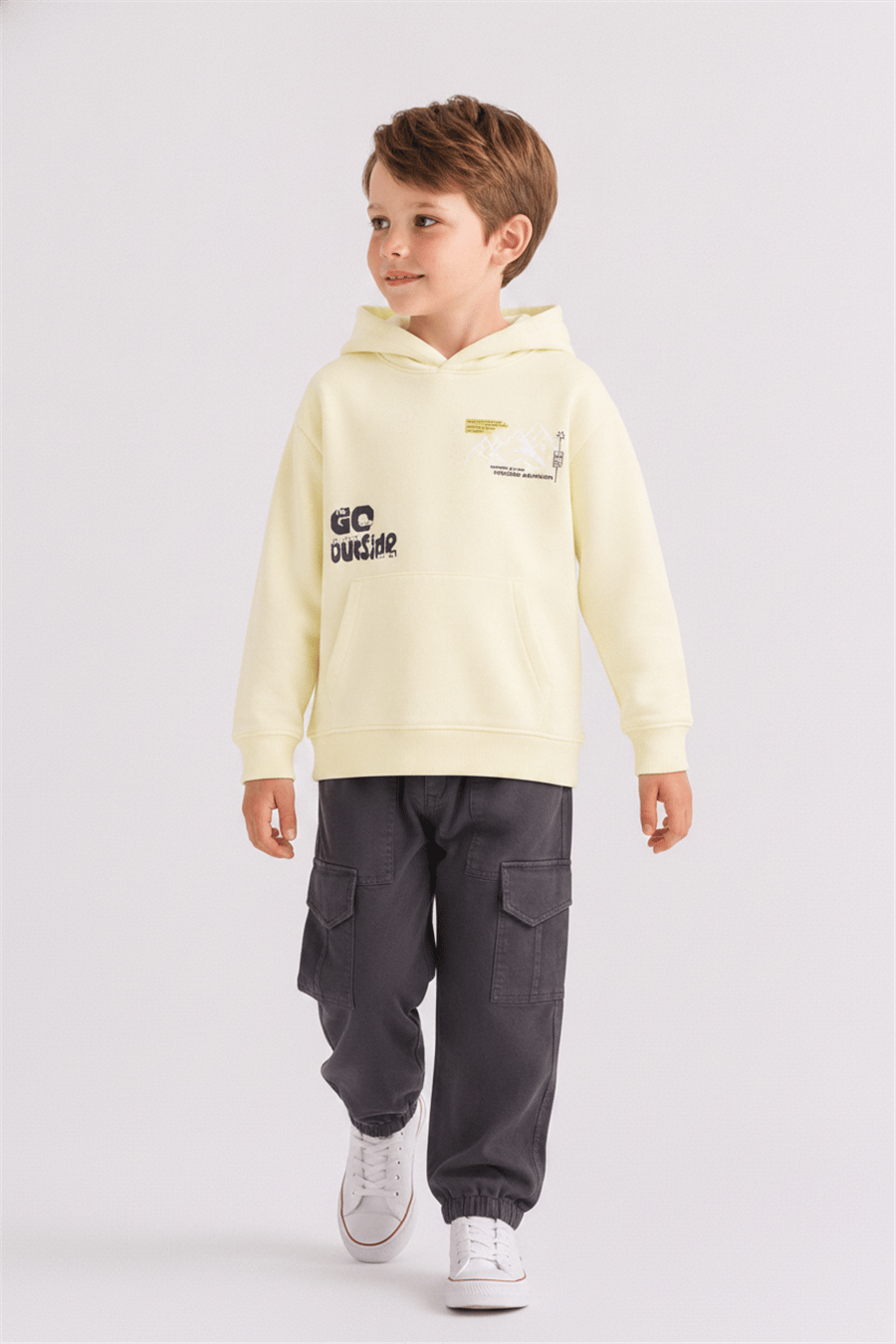 Nk Erkek Çocuk Clımber Sweat 4-8 Yaş Sarı