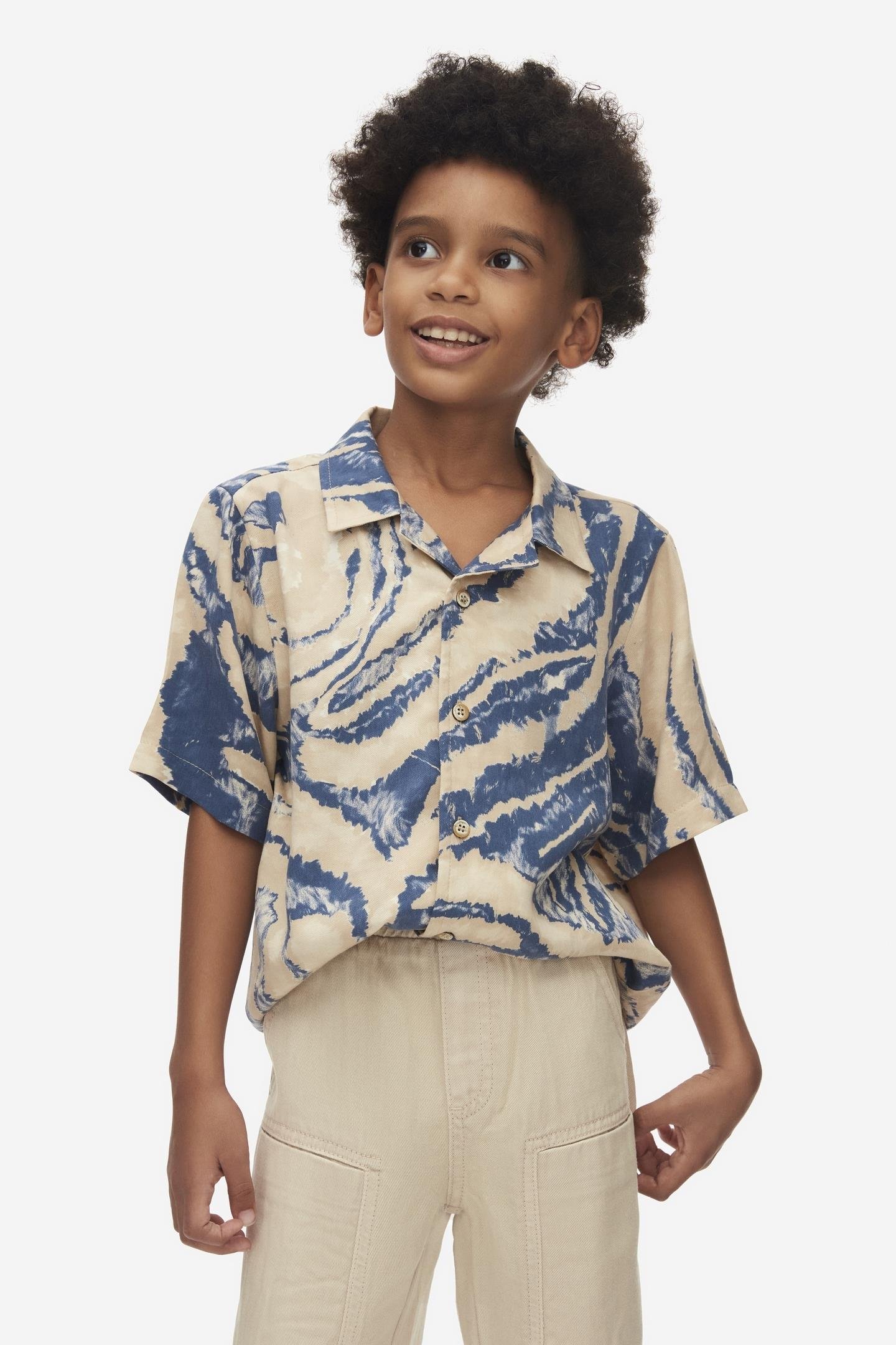 Nk Erkek Çocuk Colombes Gömlek 8-14 Yaş İndigo