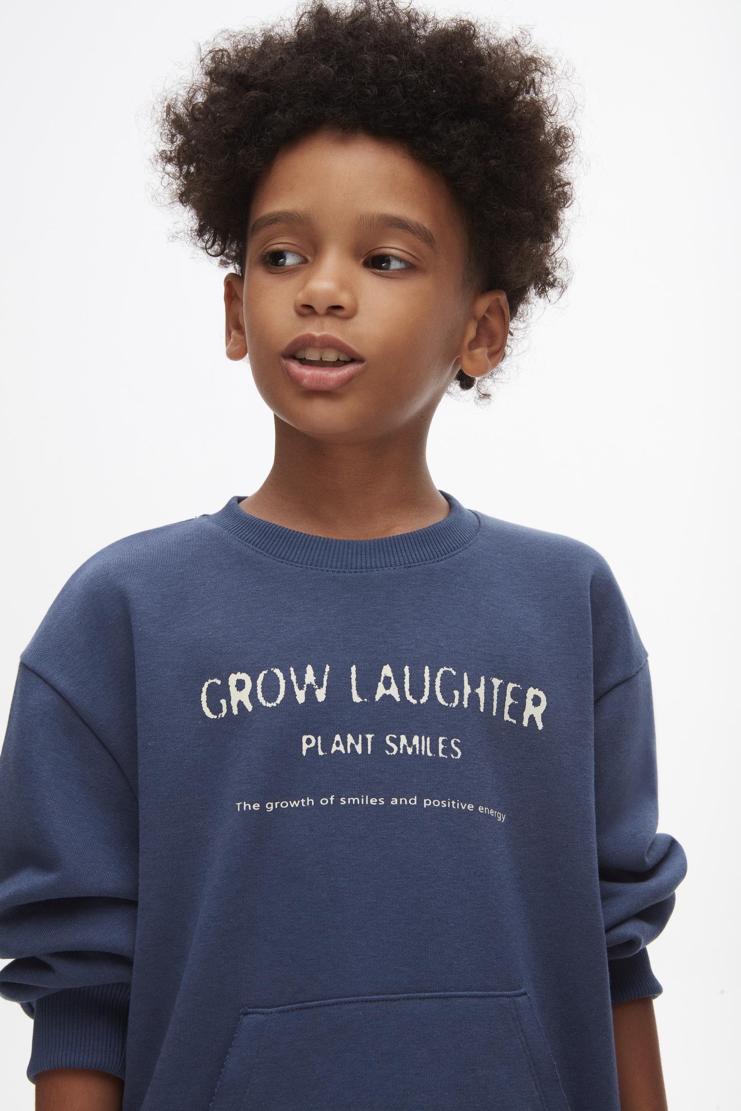 Nk Erkek Çocuk Crow Sweatshirt 8-14 Yaş indigo