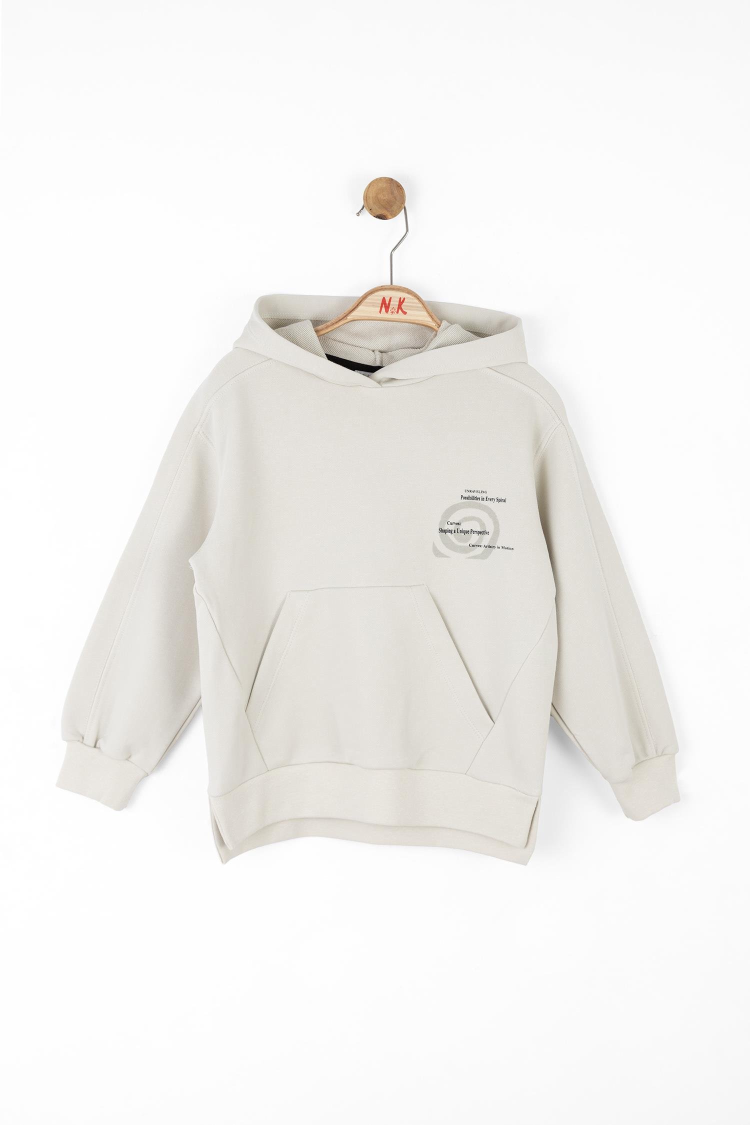Nk Erkek Çocuk Cure Sweatshirt 4-8 Yaş KREM