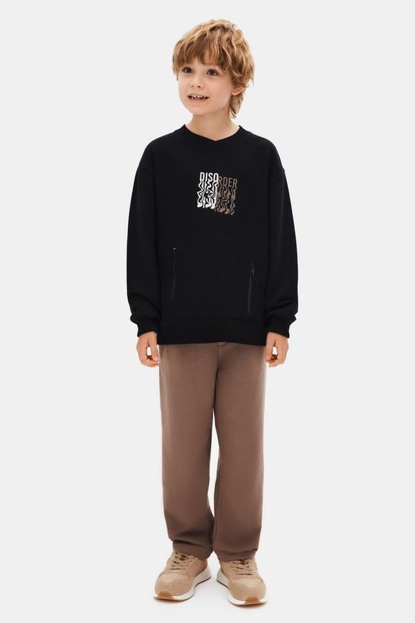 Nk Erkek Çocuk Disorder Sweatshirt 8-14 Yaş Siyah