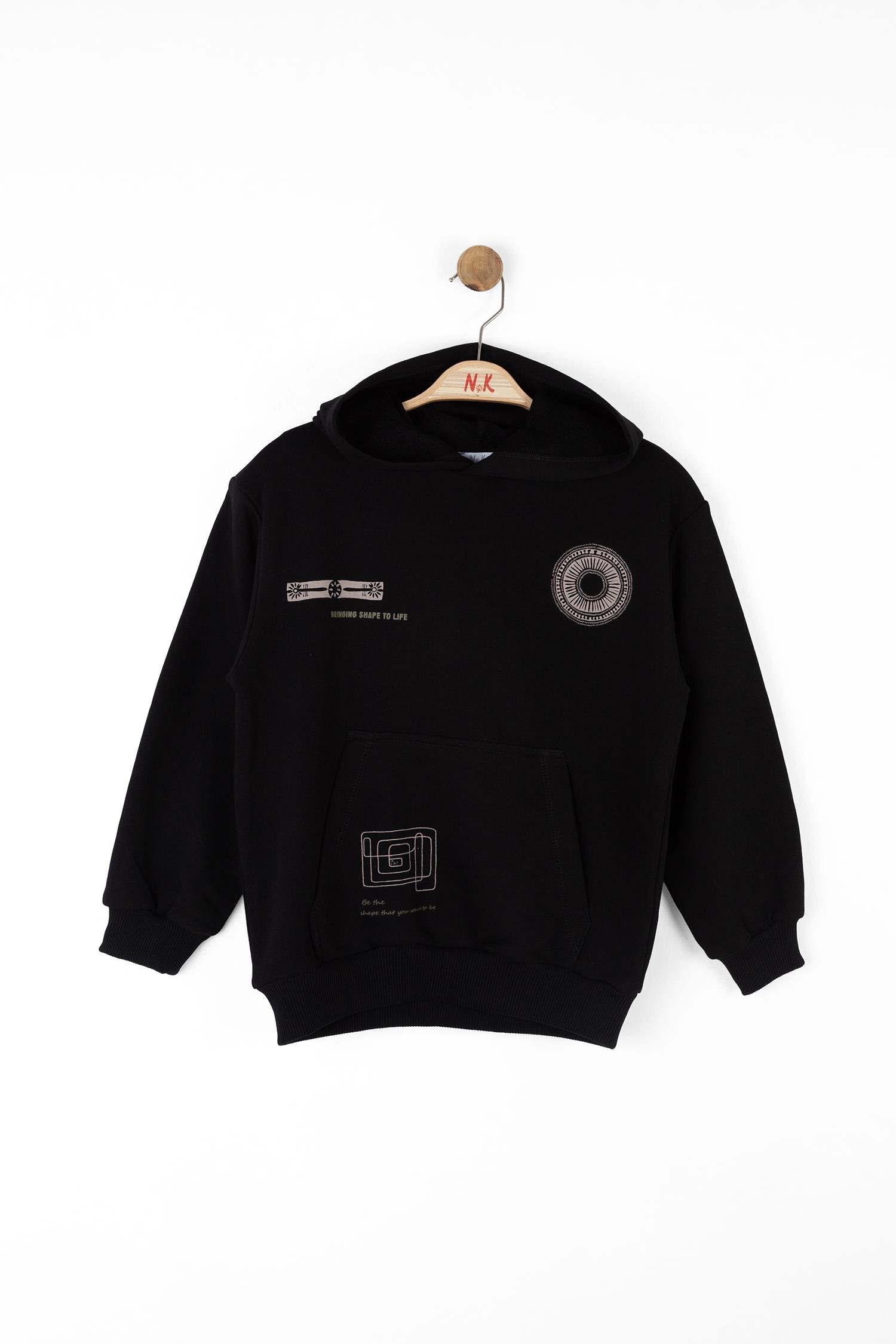 Nk Erkek Çocuk Labirent Sweatshirt 8-14 Yaş SİYAH