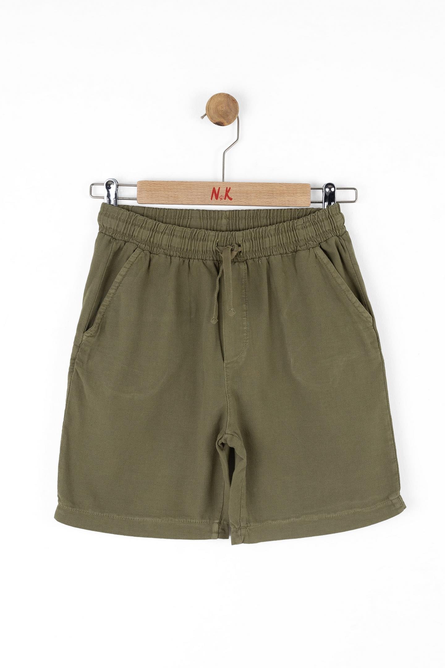 Nk Erkek Çocuk Nitro Şort 8-14 Yaş Koyu Yeşil
