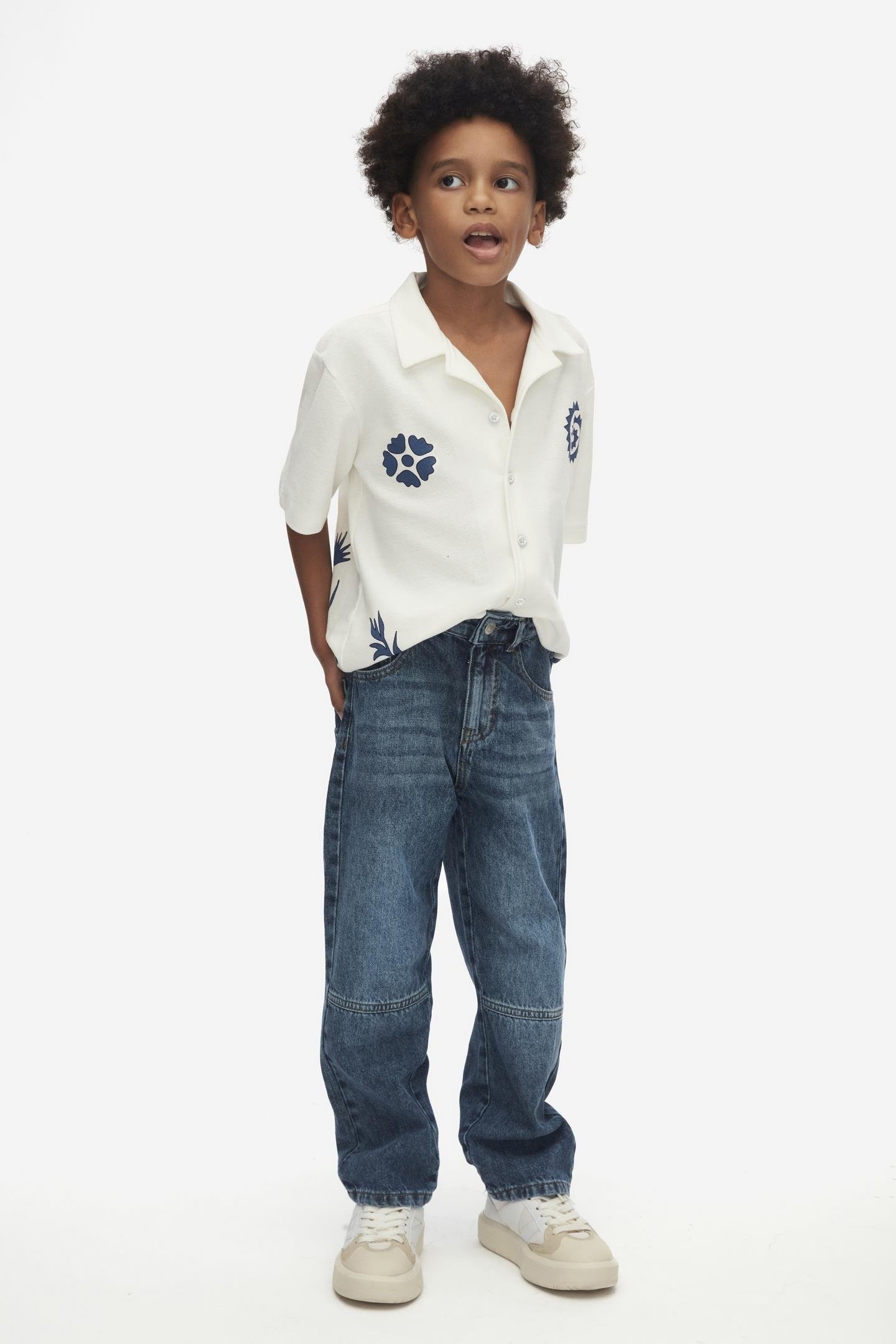 Nk Erkek Çocuk Orleans Gömlek 8-14 Yaş Ekru