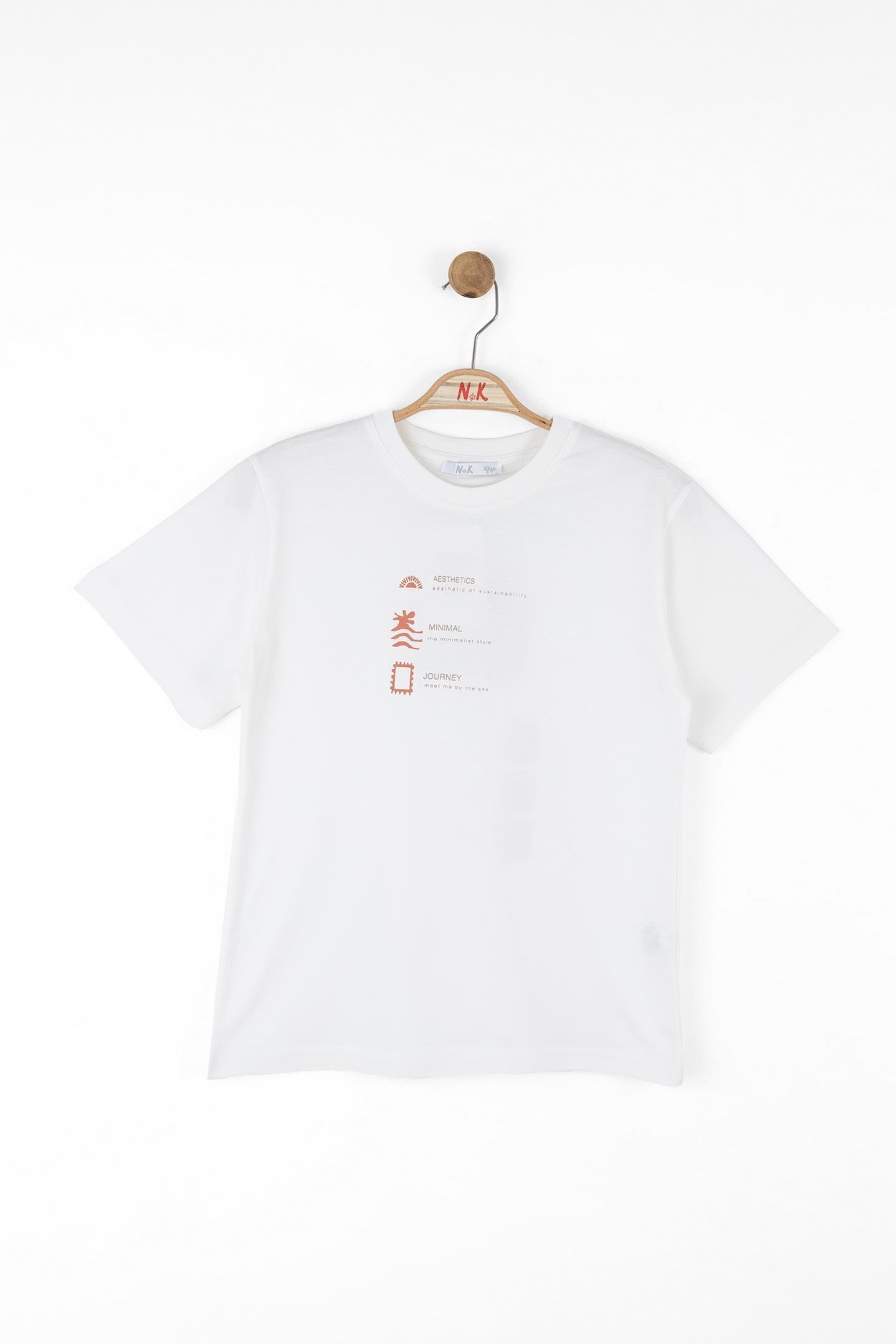 Nk Erkek Çocuk Playlist Tshirt 8-14 Yaş Kiremit