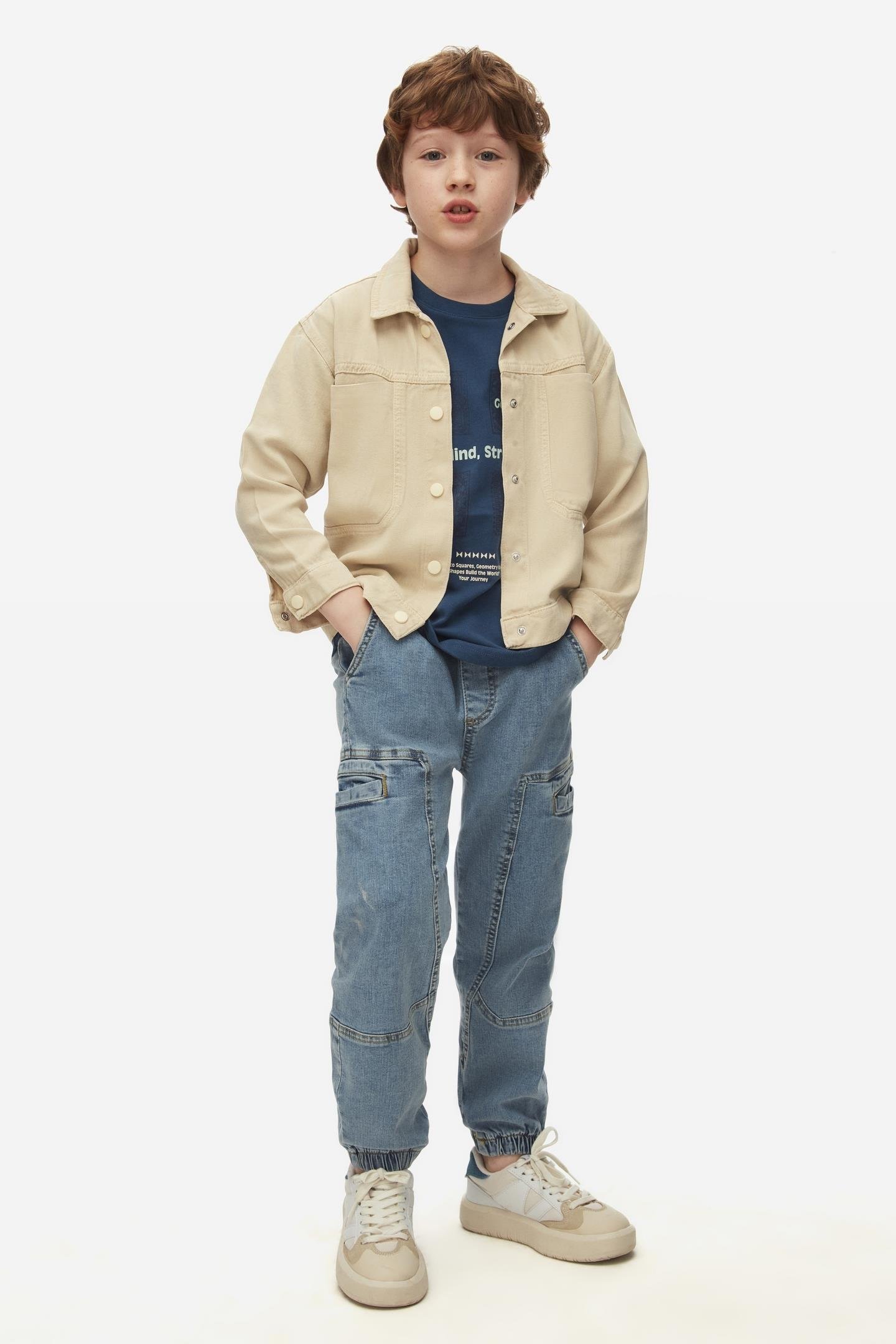 Nk Erkek Çocuk Rüzgar Denim Pantolon 8-14 Yaş Mavi