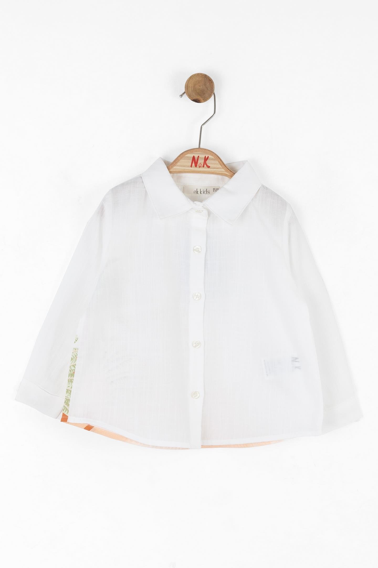 Nk Kız Bebek Arrakis Gömlek 1-4 Yaş Ekru