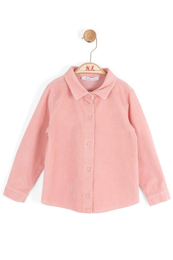 Nk Kız Bebek Karnaval Gömlek 1-4 Yaş Pudra