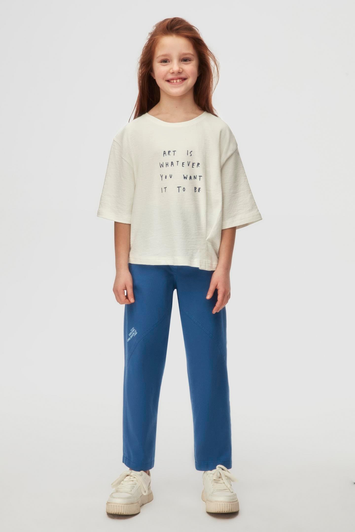 Nk Kız Çocuk Building Pantolon 8-14 Yaş İndigo