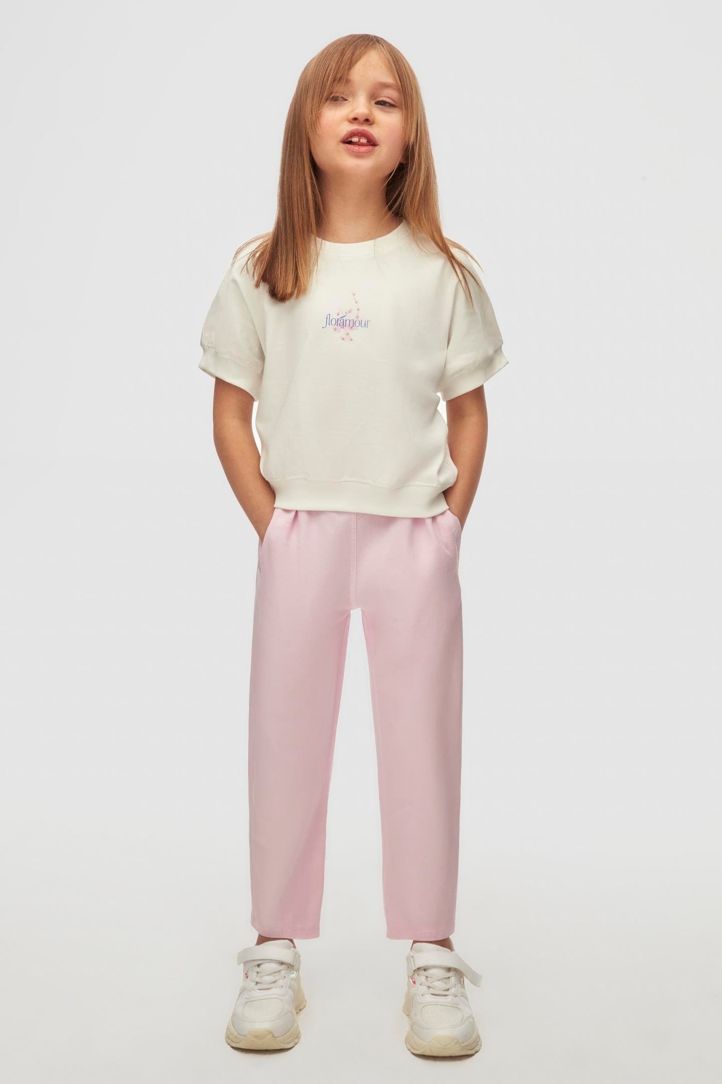 Nk Kız Çocuk Candy Pantolon 4-8 Yaş Pembe