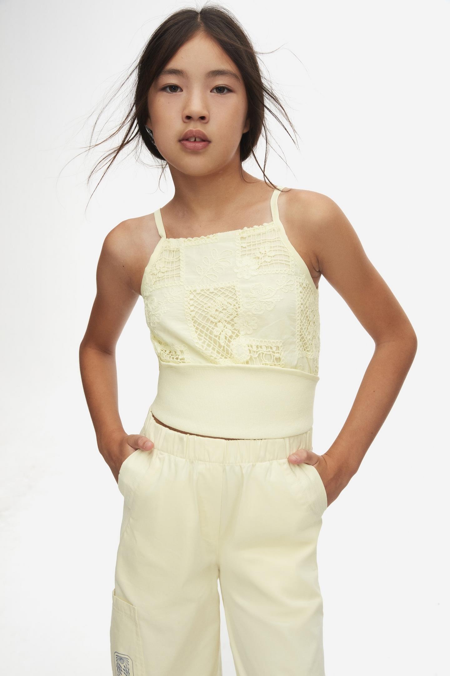 Nk Kız Çocuk Cıtron Crop 10-16Yaş Sarı