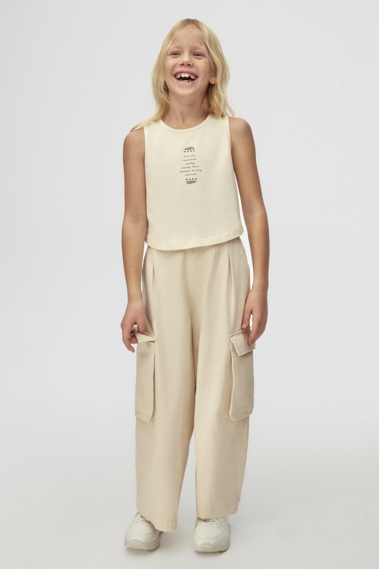 Nk Kız Çocuk Delicate Bluz 8-14 Yaş Krem