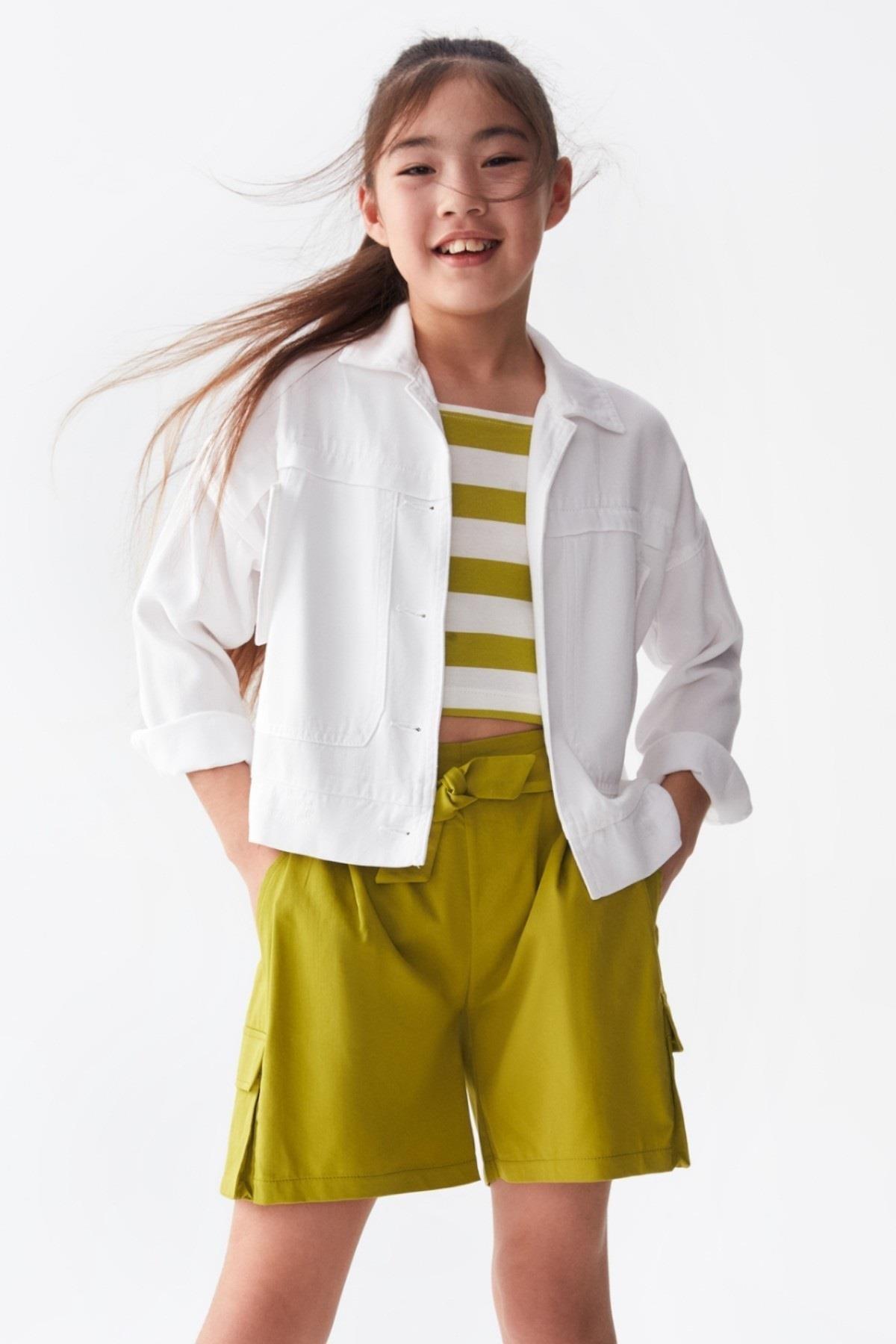 Nk Kız Çocuk Elit Ceket 8-14 Yaş Beyaz