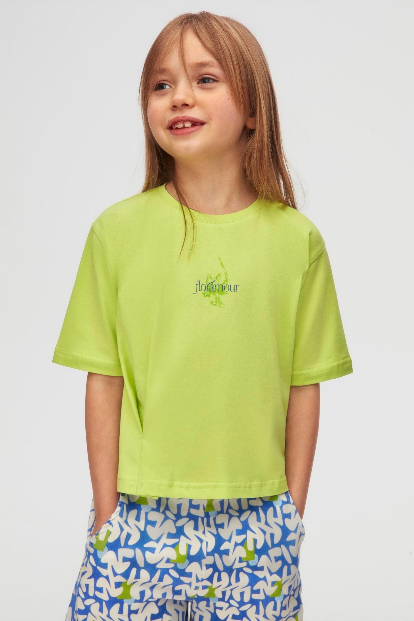 Nk Kız Çocuk Grass Tshirt 4-8 Yaş Yeşil