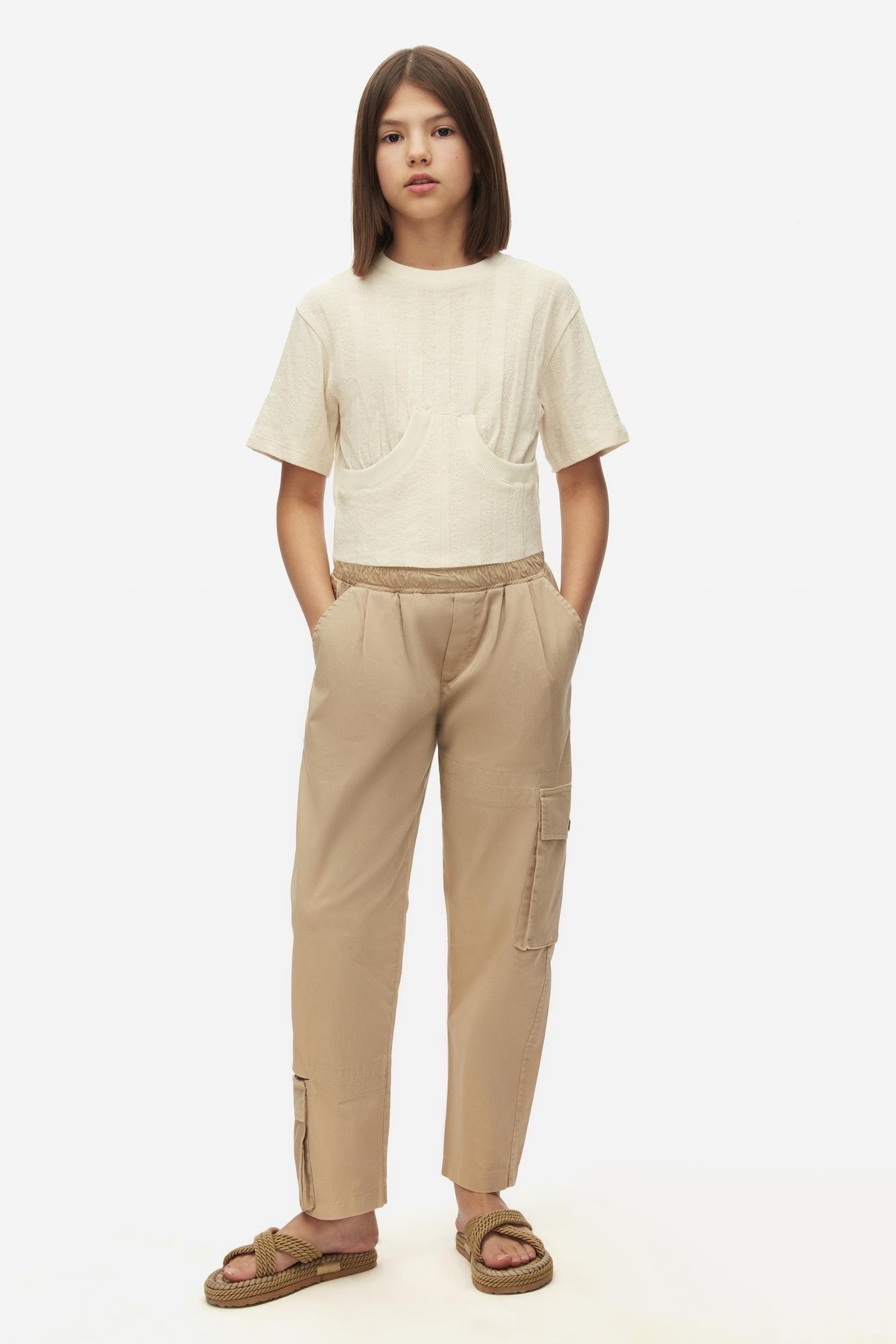 Nk Kız Çocuk Grewel Pantolon 8-14Yaş Camel