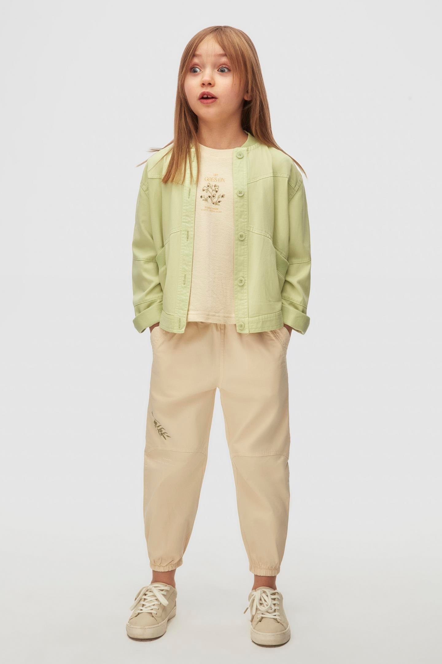 Nk Kız Çocuk Linden Ceket 4-8 Yaş Yeşil