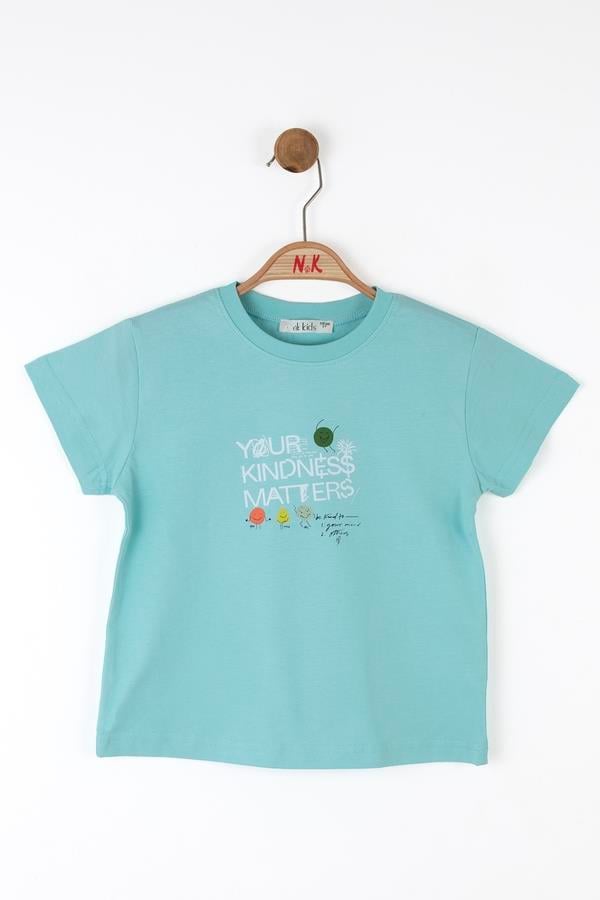 Nk Kız Çocuk Matters Tshirt 4-8 Yaş Mint