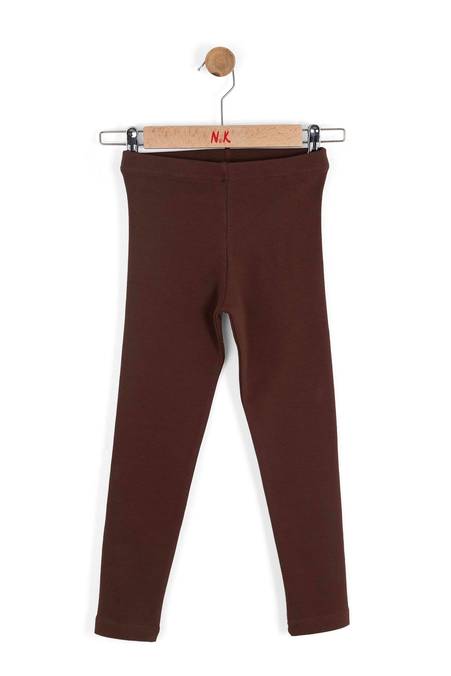 Nk Kız Çocuk Moroon Tayt 4-8 Yaş Kahve