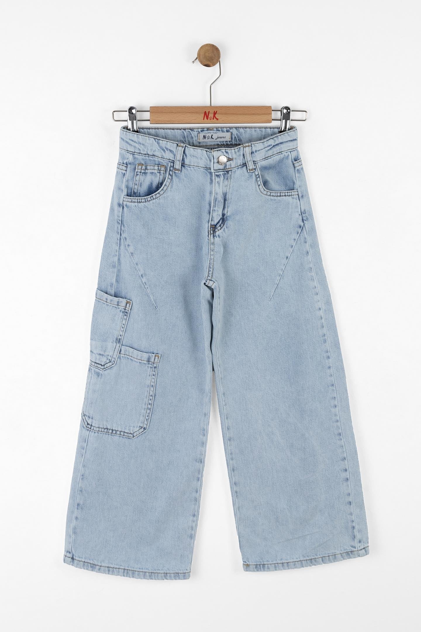 Nk Kız Çocuk Muse Denim Pantolon 8-14Yaş Mavi