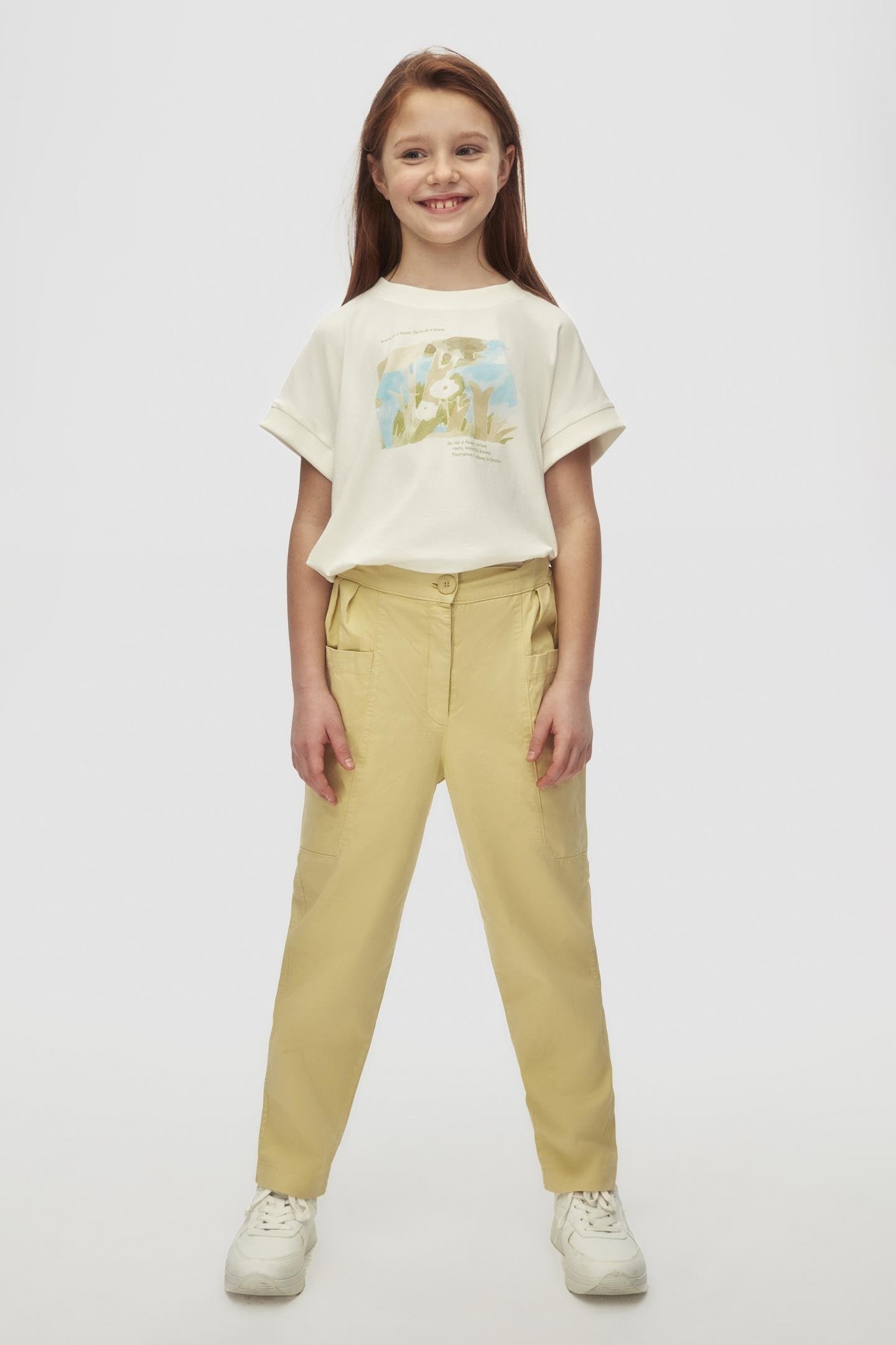 Nk Kız Çocuk Roots Tshirt 8-14 Yaş Mavi