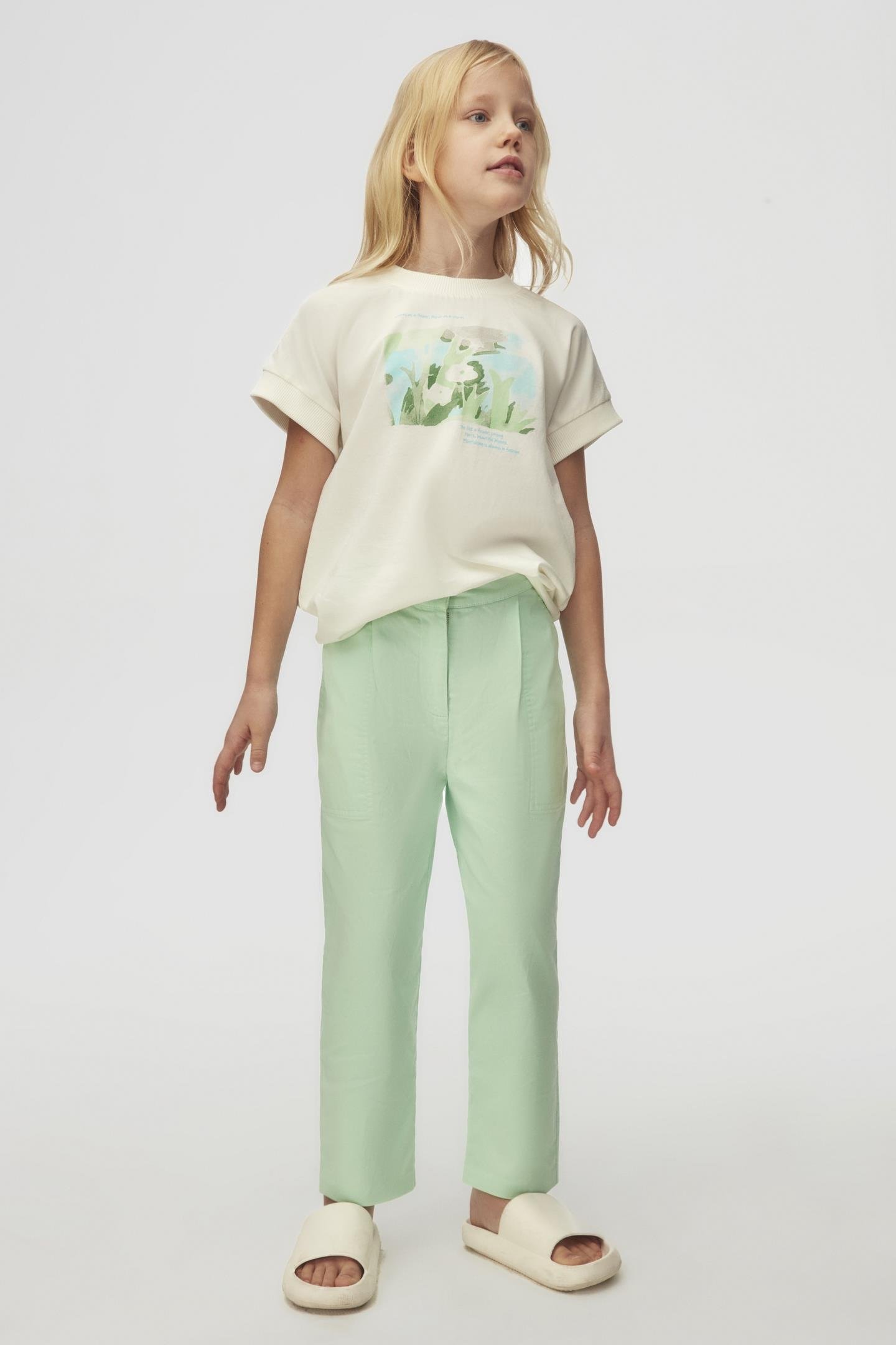 Nk Kız Çocuk Roots Tshirt 8-14 Yaş Mint