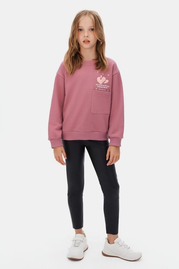 Nk Kız Çocuk Story Sweatshirt 8-14 Yaş Lila