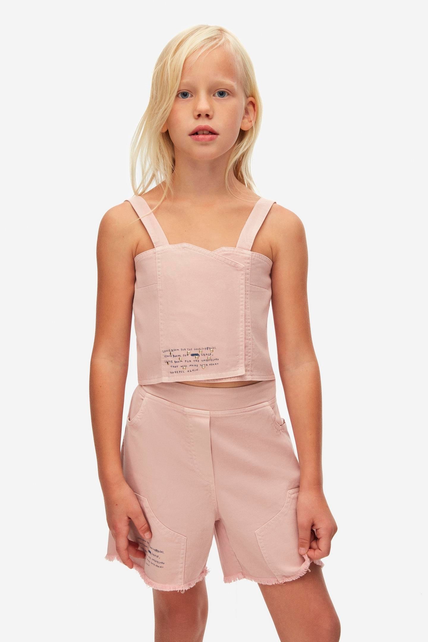 Nk Kız Çocuk Suprıse Şort 8-14Yaş Pudra