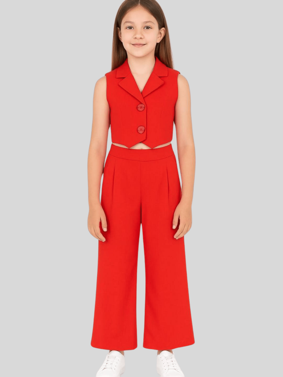 Nk Kız Çocuk Tahiti Pantolonlu Takım 8-14 Yaş Nar Çiçeği