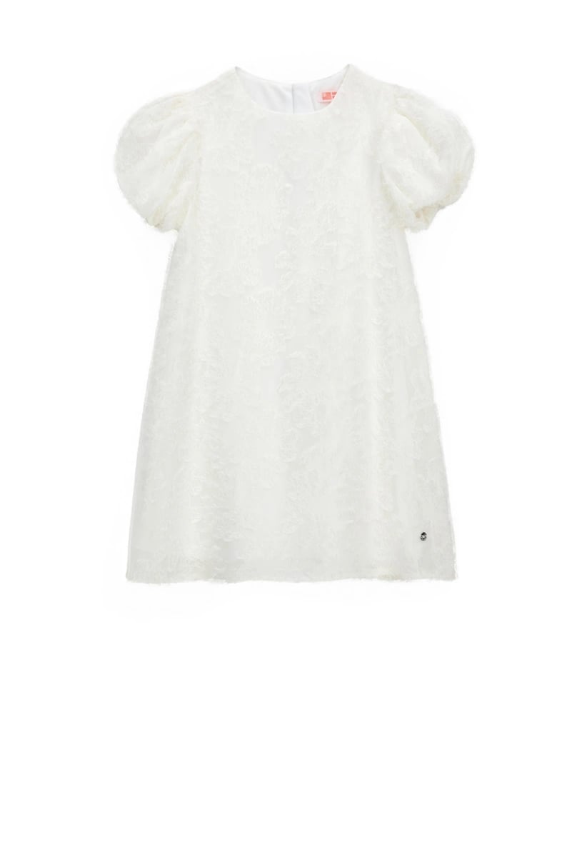 Orginal Marines Kız Çocuk Şık Elbise 3-8 Yaş Ekru