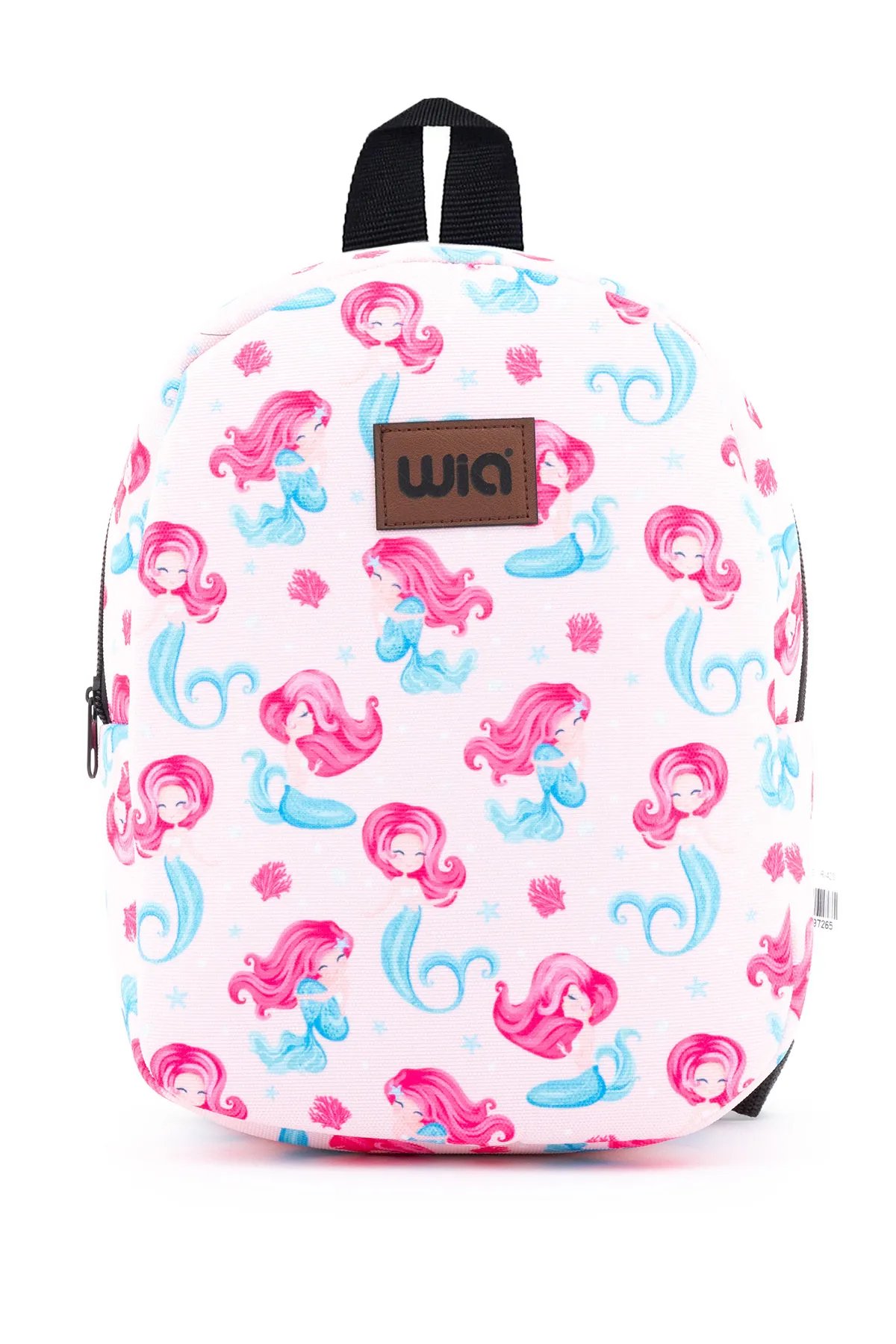 Wia Eğlenceli Baskı Tek Bölmeli Kreş Çanta Açık pembe