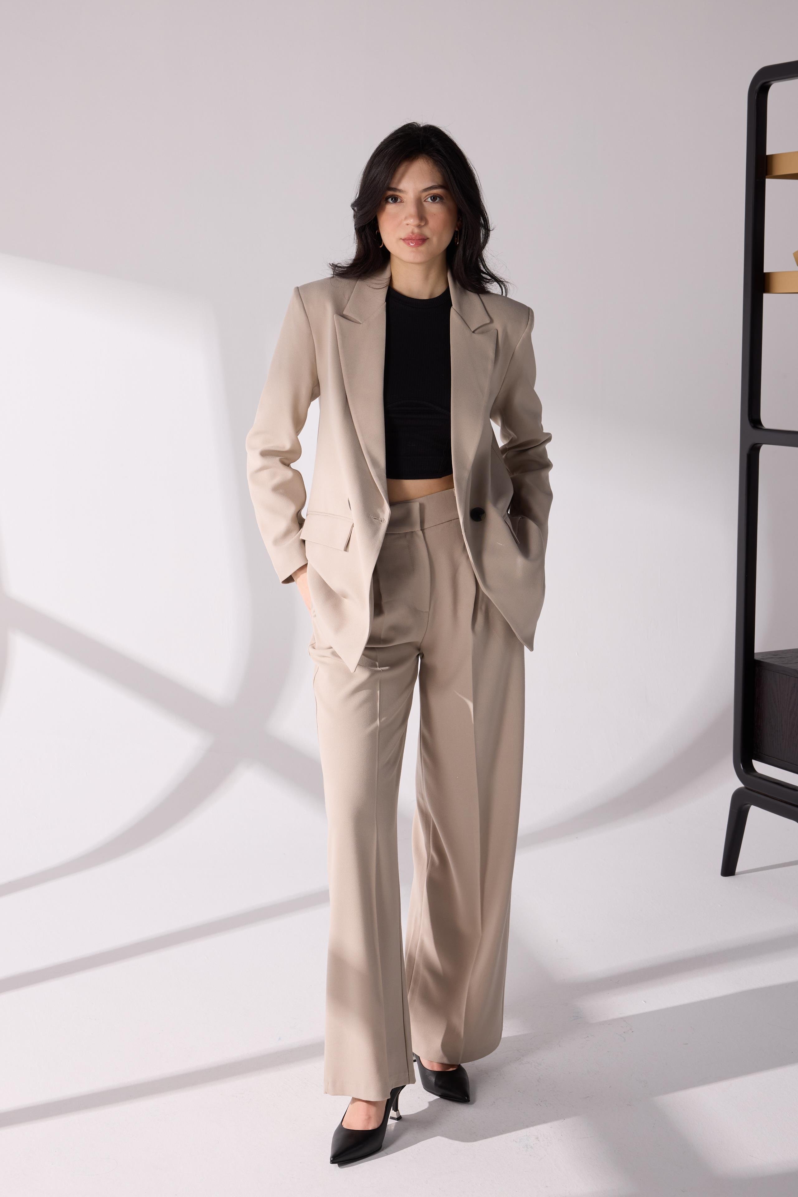 Kruvaze  Blazer Bej