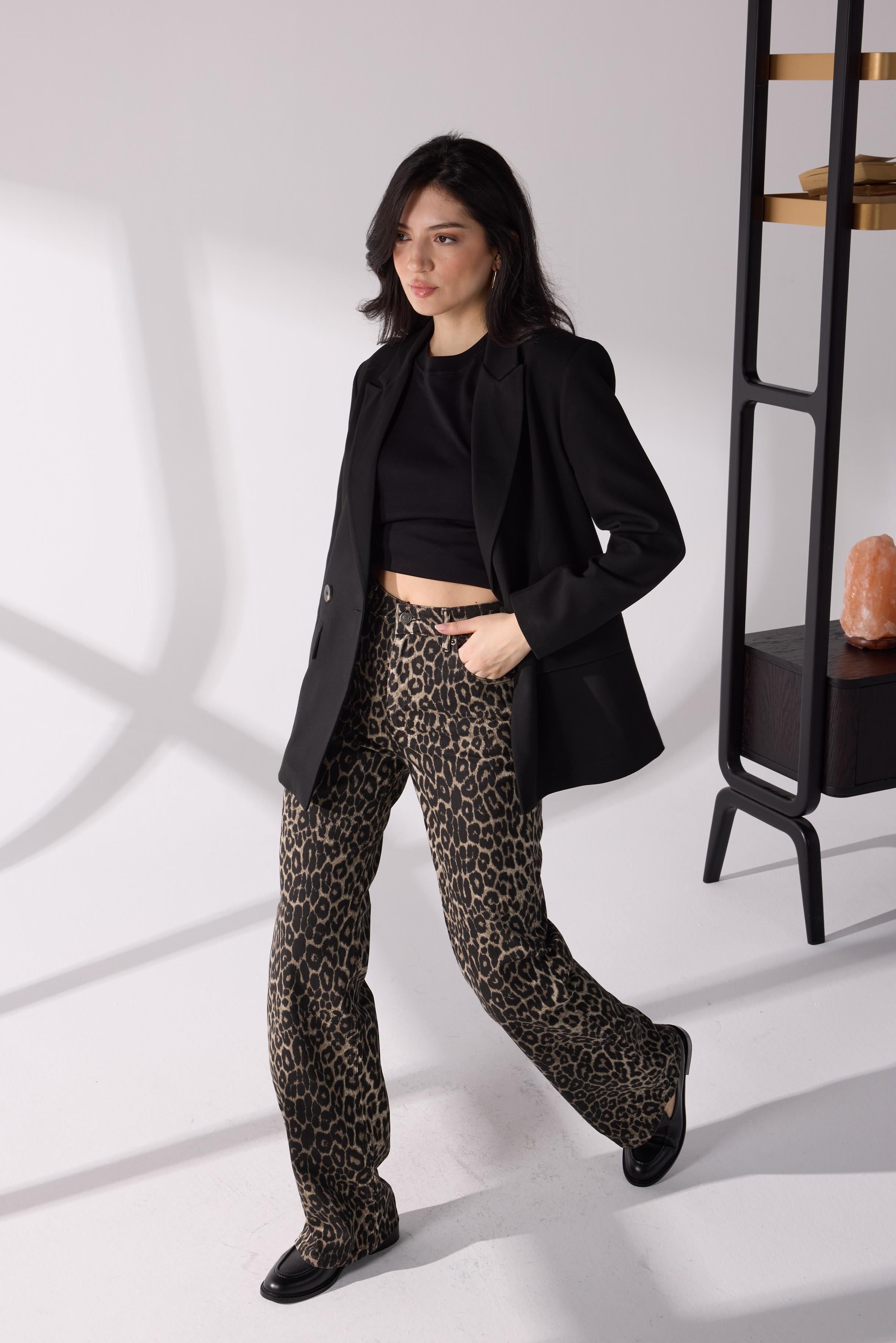 Kruvaze  Blazer Siyah
