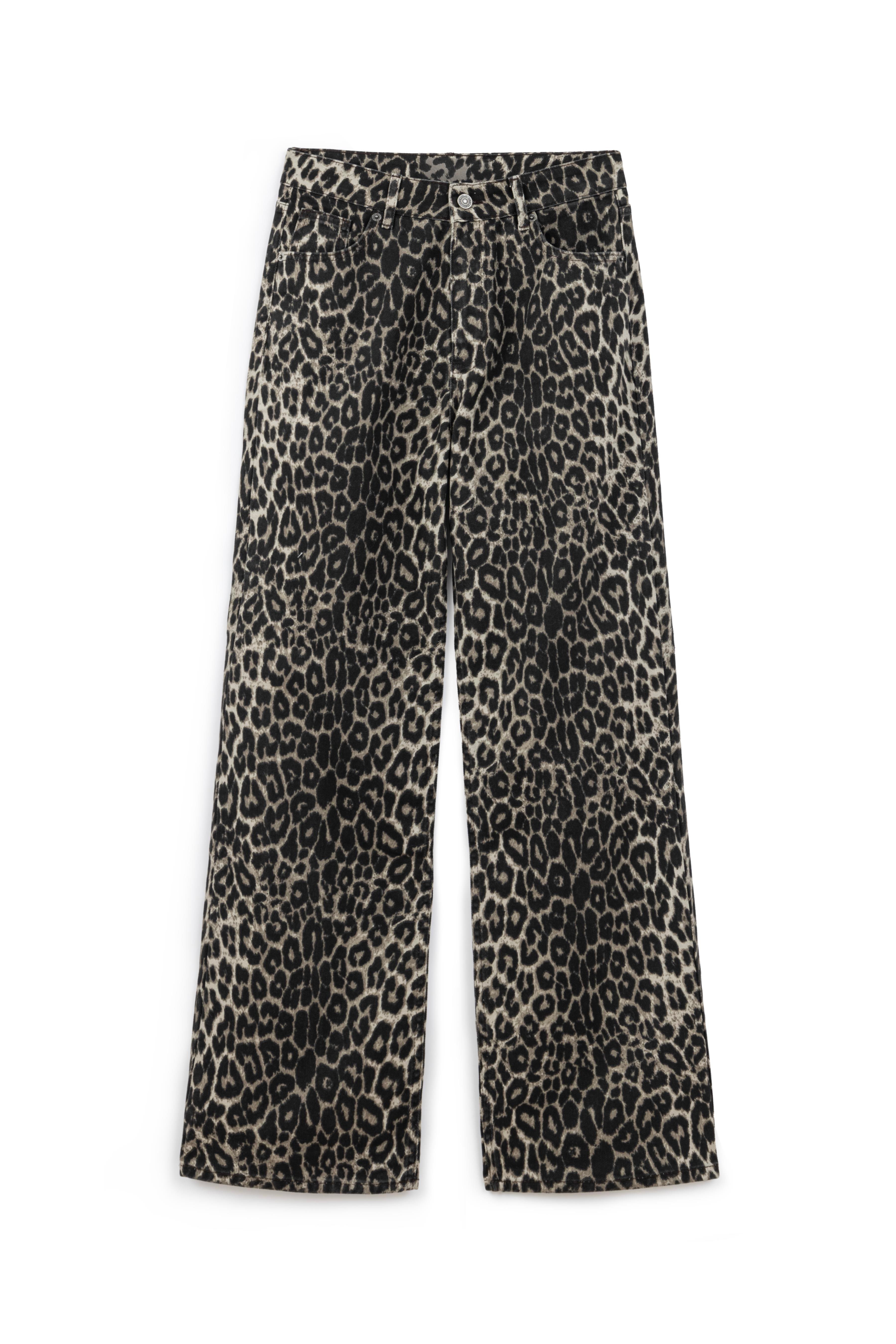 Leopar Straight Jean Pantolon 
