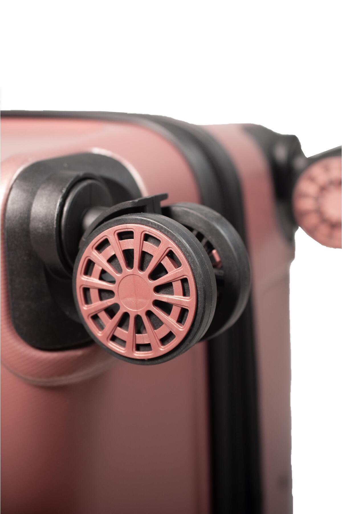 Nasa U.s Space Rose Gold 2 Li Valiz Seti ( Büyük Kabin )