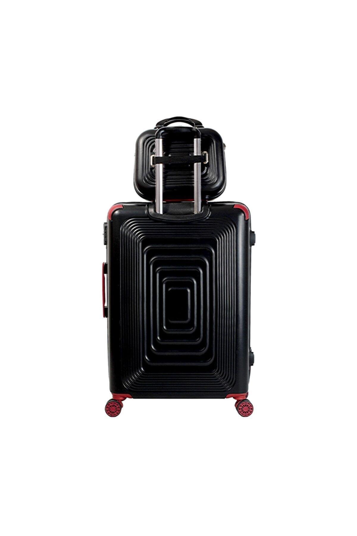 Nasa U.s Ring Siyah 2 Li Valiz Seti ( Kabin + Makyaj )